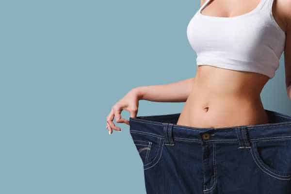 woman after fat reduction treatment Belsize Park
