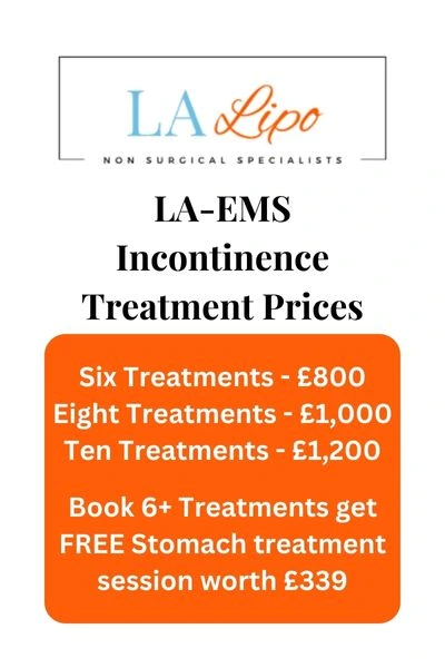 LA-EMS Incontinence Treatment Prices Belsize Park